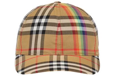 Burberry rainbow baseball cap