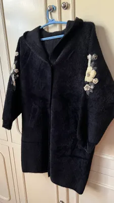 Джемпер с капюшоном и кармашками 4хл