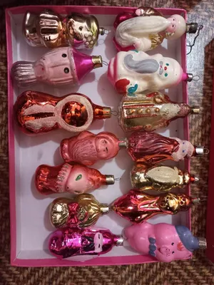 СССР елочные игрушки,много их, см.все фото