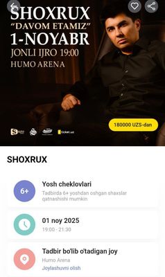 Fanzona shoxrux kansert