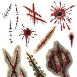 Тату швы "наклейка"