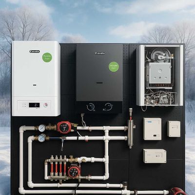 Склад Газовый Котел Двухконтурный Katyol со склада, Котёл Катйол