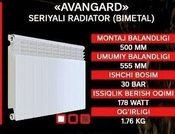 Akfa bimetal radiatorlari