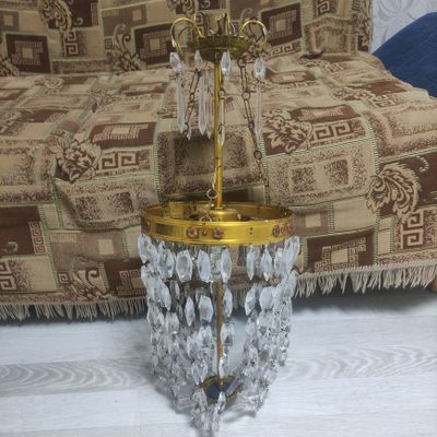 Люстра советская хрустальная