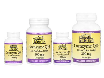 Natural Factors Coenzyme Q10 коэнзим Q10