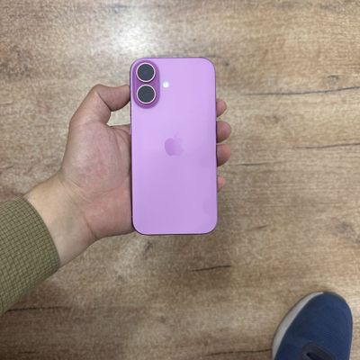 iPhone 16 128gb 100% 8- цикл Пинк цвет