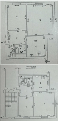 Продается квартира на ул. Нурафшон 37,2+2 ком.