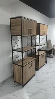 Лофт шкаф полкали