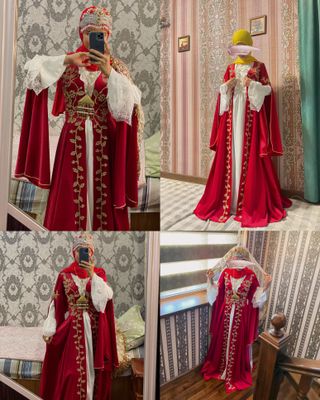 Кизил чопон/накидка келин салом учун