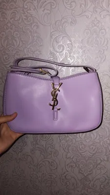 Розовая и сиреневая сумки бренда YSL