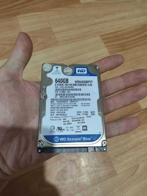 WD Blue 640GB от ноутбука. Можно сделать USB переносной