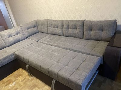 Мягкий уголок раскладной б/у