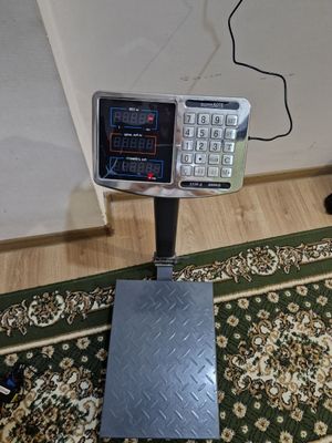 Весы АОТЕ электронные напольные торговые весы до 200 кг напольные торг