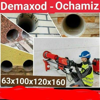 Almazley Burda teshik teshamiz beton parchalaymiz
