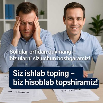 Biznesingiz ishlasin, hujjatlarini biz hal qilamiz!