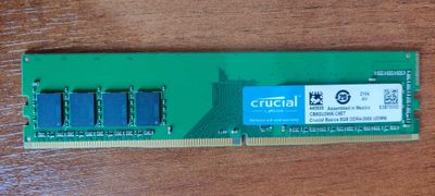 RAM (OZU) DDR4 Crucial 8 GB DDR-2666 UDIMM