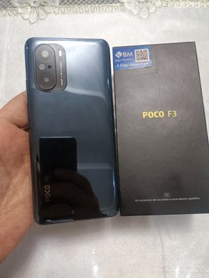 Xiaomi Poco F3 8+8/256GB 5G Black Igravoy Flagman Karobka Holati Ideal