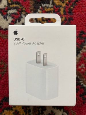 Apple 20W Power Adapter, Оригинальный Зарядный Устройство для iPhone