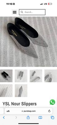 Балетки YSL 40 размер