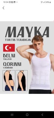 erkaklar uchun tortib turuvchi mayka Turkya