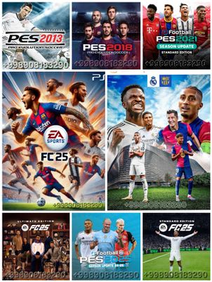 Playstation FC25 PES25 запись игр на PS4.PS5