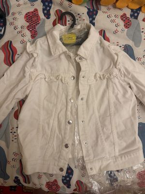 H&m Джинсовая куртка для девочки, школьная