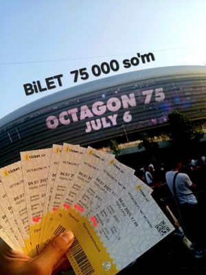 Bilet octagon Liga 75