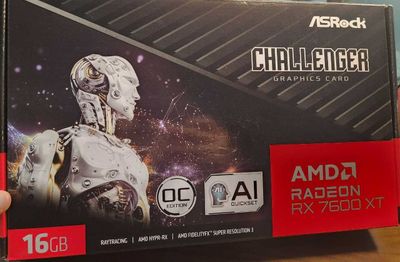 Продам видеокарту Radeon RX 7600 XT Challenger 16GB OC [PCIExp 16GB]