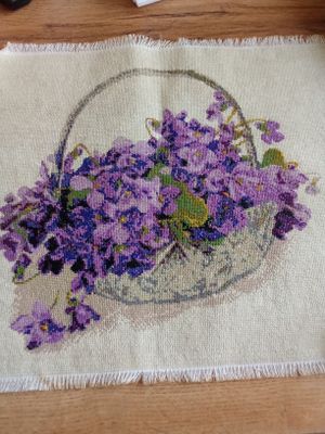 Вышивка, картина 30*38см.