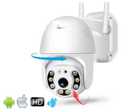 Уличная Поворотная 4G камера (купольная) 3mp