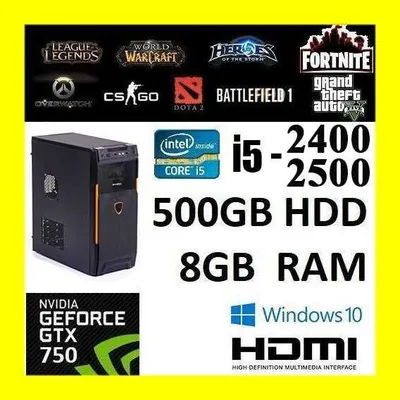 Для интернет клубов и дома / GTX 750 Ti 2gb /8gb ram / i5 3.4Ghz
