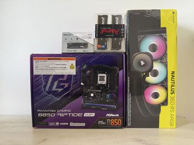 Комбо Asrock B850 | 2x16GB Ozu| SSD 2TB GEN 5 | Corsair 360 RS ARGB
