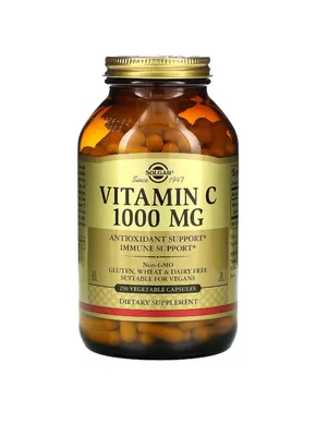 Solgar, vitamin C, 250 шт 1000 мг
