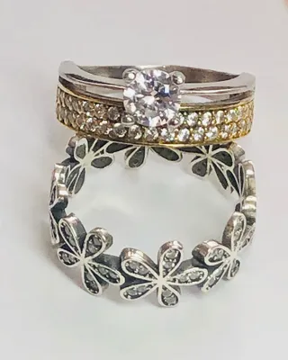 Кольцо серебряное проба 925 Турция