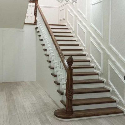 Деревянные лестницы обшивка мдф ёғоч зина yogʻoch zina Iyso stairs
