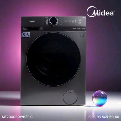 Стиральная машина Midea MF200D80WB/T-C | + Сушка