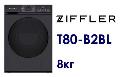 Ziffler 8kg avtomat kir yuvish mashinasi