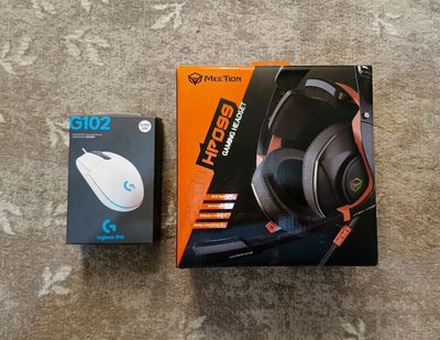 Logitech G 102+MeeTing headset RGB