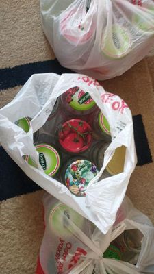 Стеклянные банки с крышками, ЧИСНЫЕ без сколов!