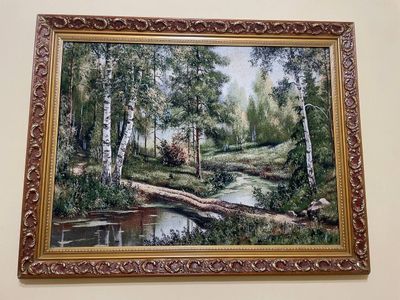 Картина из ткани