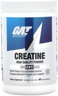 Gat creatine monohydrate 60 servings Мышечный