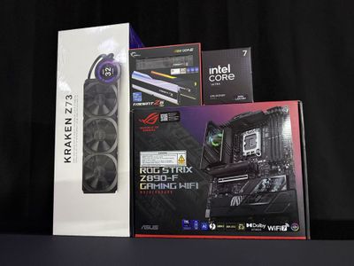 Ultra 7 265K+ G.Skill Trident 64GB+ NZXT Kraken N73+ ROG Z890-F Gaming