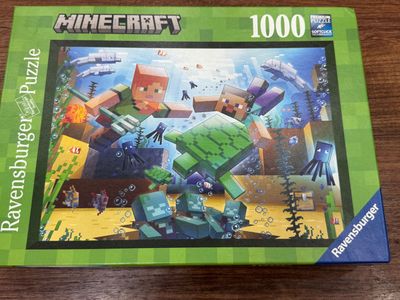 Пазлы для детей Minecraft