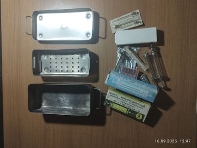 Стерилизатор для шприцов б/у.