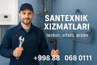 Santexnik xizmati Ariston,katyol,rakvina,unitaz,ustanovka qilamiz