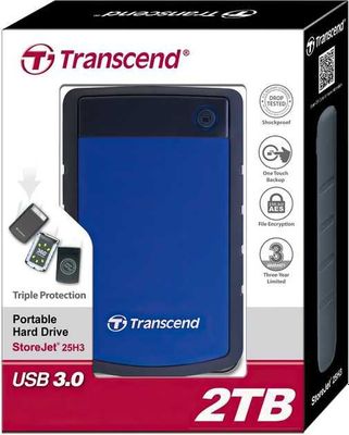 (Новый) 2 ТБ Внешний Transcend StoreJet 25H3