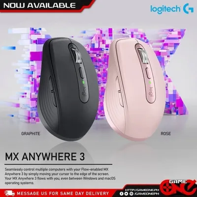 Оригинал! Logitech Mx Anywhere 3S (1шт) Bluetooth Беспроводная мышка/м