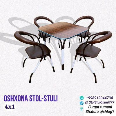 Yangicha stol stullar
