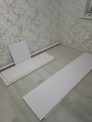 Белый ЛМДФ, для установки межкомнатной арки - 2 шт