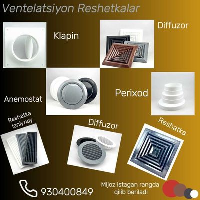 Ventilyatsiyoni reshetkalar